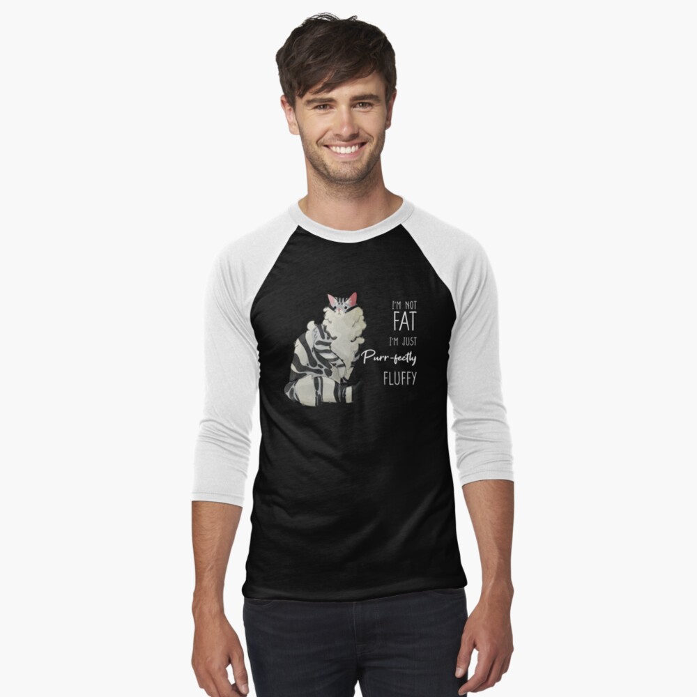 Item preview, Baseball ¾ Sleeve T-Shirt designed and sold by FelineEmporium.