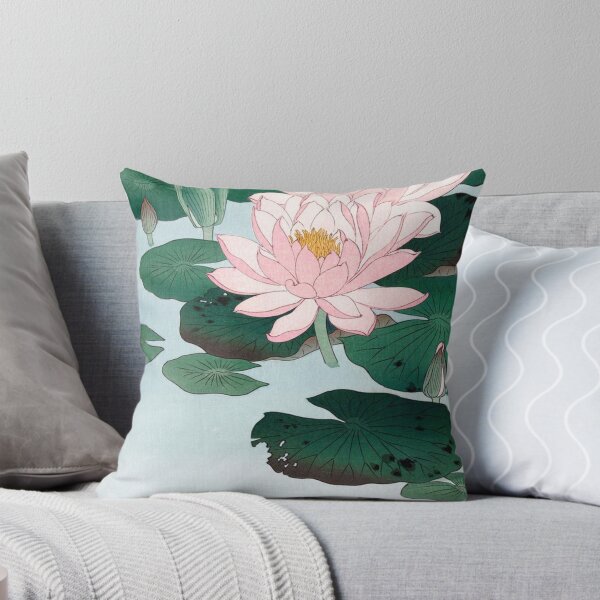 Item preview, Water Lily Japanese Art Print designed and sold by beautyinlove.