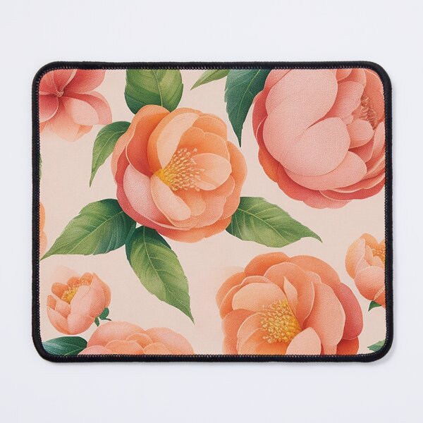 Item preview, Delicate Botanical Peach Blooms designed and sold by pattern-atelier.