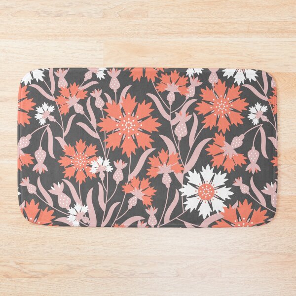 Item preview, Cornflower Orange and White designed and sold by Insvy Design Studio.