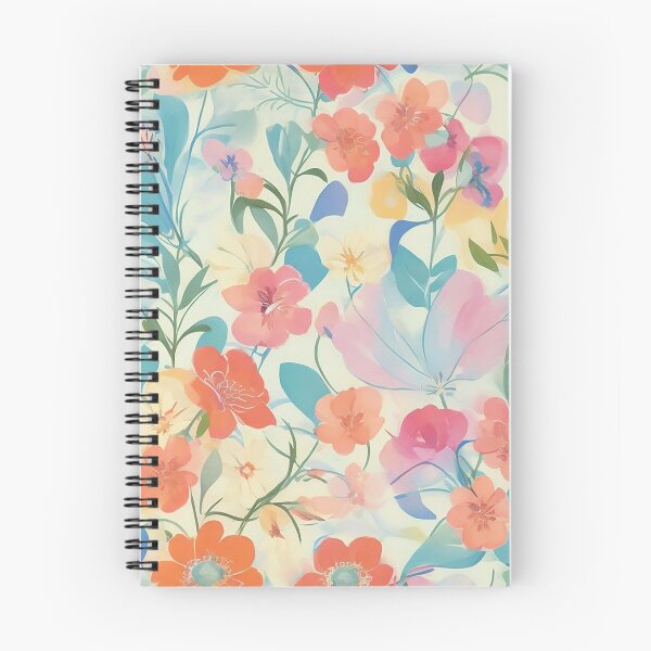 Item preview, Pastel-toned Abstract Floral Fusion designed and sold by pattern-atelier.
