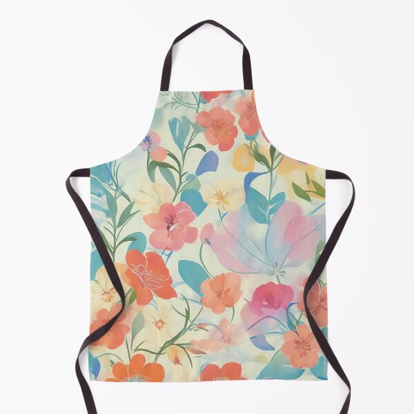 Item preview, Pastel-toned Abstract Floral Fusion designed and sold by pattern-atelier.