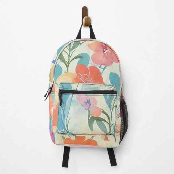 Item preview, Pastel-toned Abstract Floral Fusion designed and sold by pattern-atelier.