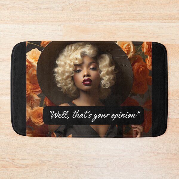 Item preview, "Well, that's your opinion"...Beautiful girl Floral design designed and sold by Aquablue22.