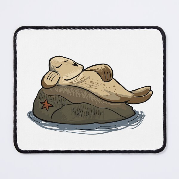 Item preview, Sleepy sunning seal designed and sold by johnnybuzt.