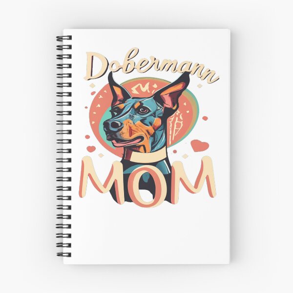 Item preview, Dobermann mom,  Natural Ear Dobermann,  dog lover,  dobermann lover, dobermann lover gift designed and sold by bubblylive.