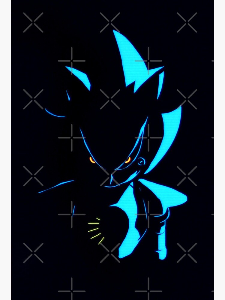 Malfunction metal sonic  Art Board Print for Sale by DeadDarkXIII