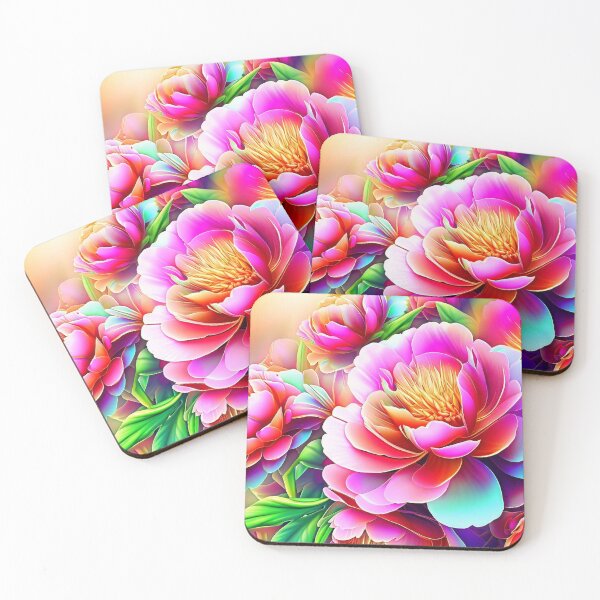 Item preview, Blossoming Radiance: Vibrant 3D Flowers 5 designed and sold by The Digital Compass.