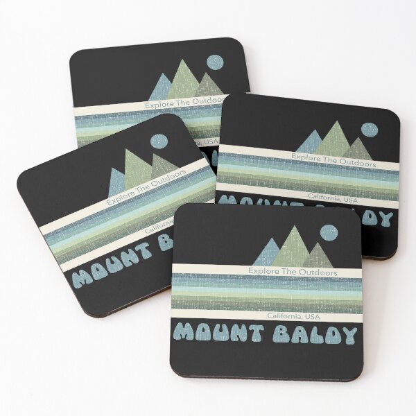 Item preview, Mount Baldy Explore the Outdoors Retro Rainbow designed and sold by MorrisseyOC.