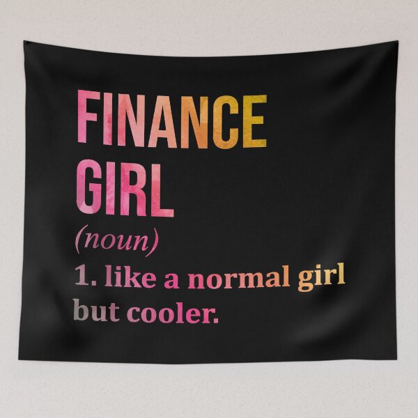 Item preview, Finance Girl Definition in Watercolor designed and sold by XCIV.