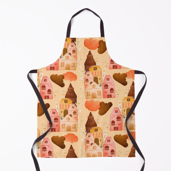 Item preview, retro boho house seamless pattern  designed and sold by amethystdesign.