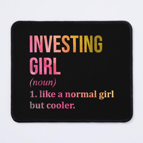 Item preview, Investing Girl Definition in Watercolor designed and sold by XCIV.