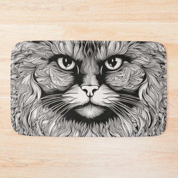 Item preview, Black Cat of Angered Wisdom designed and sold by DarkIceCats.