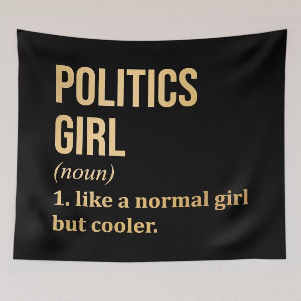 Item preview, Politics Girl Definition in Gold designed and sold by XCIV.