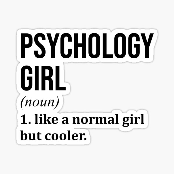 psychology-girl-definition-sticker-for-sale-by-xciv-redbubble