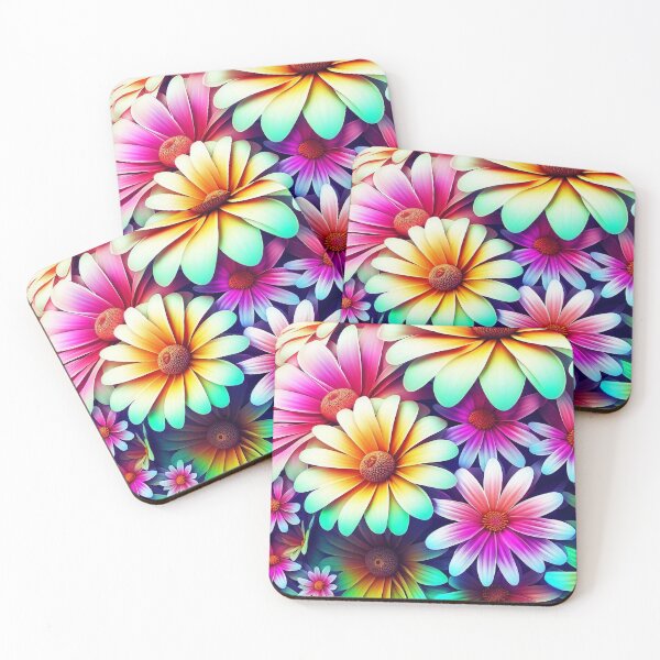 Item preview, Blossoming Radiance: Vibrant 3D Flowers 7 designed and sold by The Digital Compass.