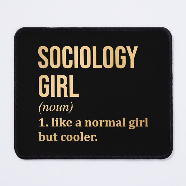 Item preview, Sociology Girl Definition in Gold designed and sold by XCIV.