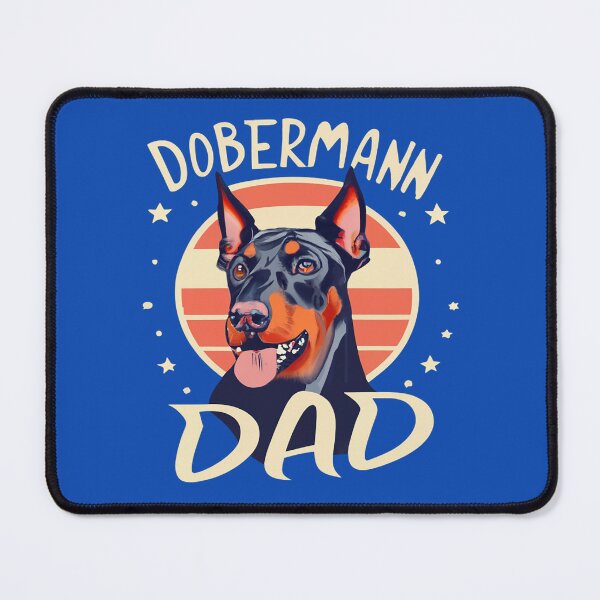 Item preview, Dobermann dad,  Natural Ear Dobermann,  dog lover,  dobermann lover, dobermann lover gift designed and sold by bubblylive.