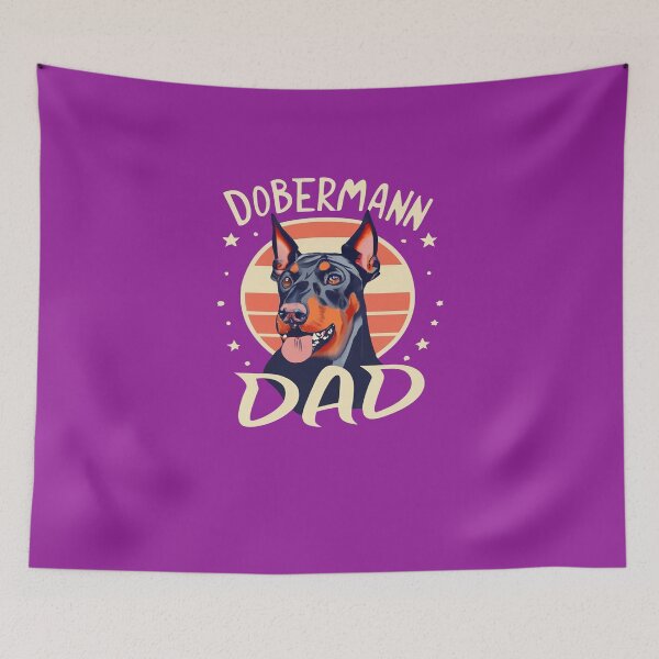 Item preview, Dobermann dad,  Natural Ear Dobermann,  dog lover,  dobermann lover, dobermann lover gift designed and sold by bubblylive.
