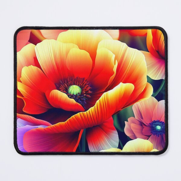 Item preview, Blossoming Radiance: Vibrant 3D Flowers 8 designed and sold by The Digital Compass.