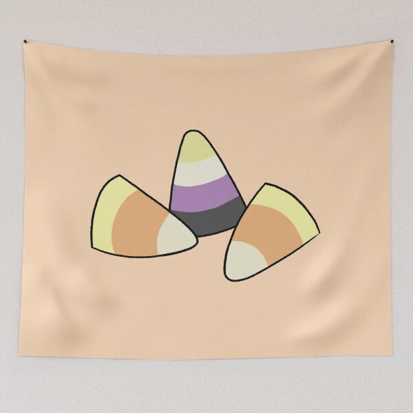 Item preview, Candycorn Nonbinary PRIDE designed and sold by artofzan.