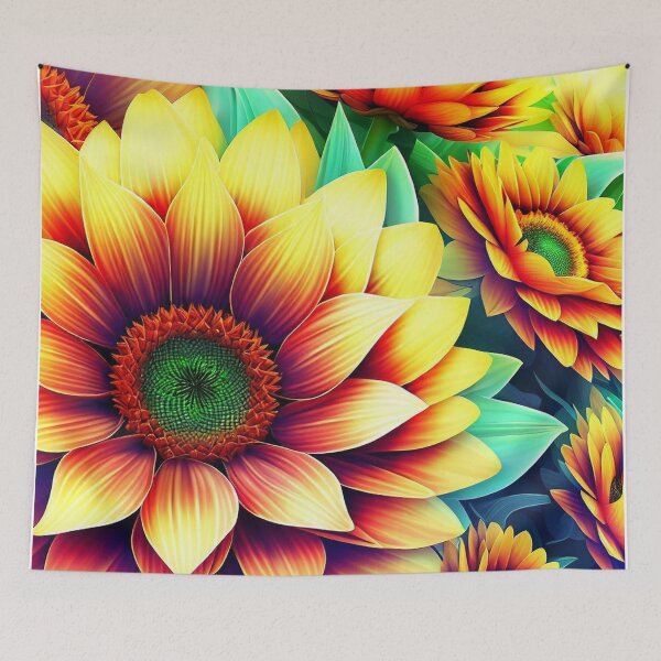 Item preview, Blossoming Radiance: Vibrant 3D Flowers 9 designed and sold by The Digital Compass.