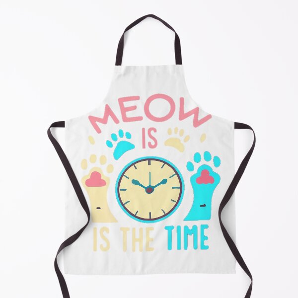 Item preview, Meow Is the Time designed and sold by ShounenGifts.