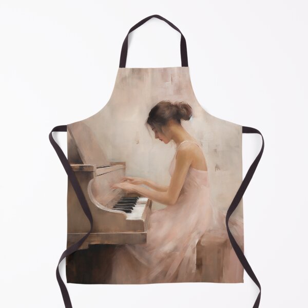 Artikelvorschau, Kokettes ästhetisches Vintage-Gemälde eines Pianisten entworfen und verkauft von Coquette Art.