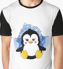 Cute Baby Penguin Animal Art Design Graphic T-Shirt