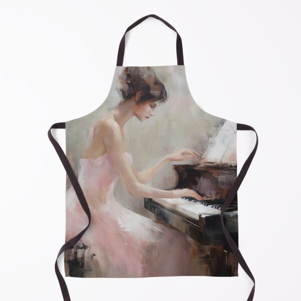 Artikelvorschau, Kokettes ästhetisches Vintage-Gemälde eines Pianisten entworfen und verkauft von Coquette Art.