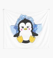Cute Baby Penguin Animal Art Design Wall Tapestry