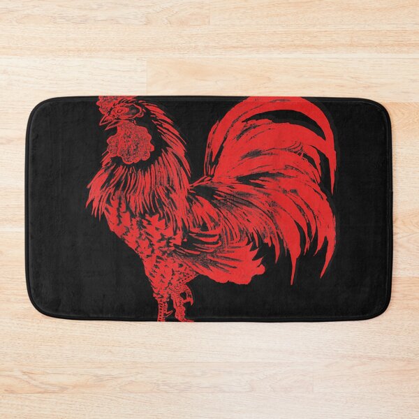 Item preview, Men's Red Rooster Shirt Cocky Vintage Rooster Tee designed and sold by AmyPippin.