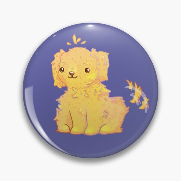 Item preview, cute golden retriever puppy kawaii designed and sold by Kir4nxiety.