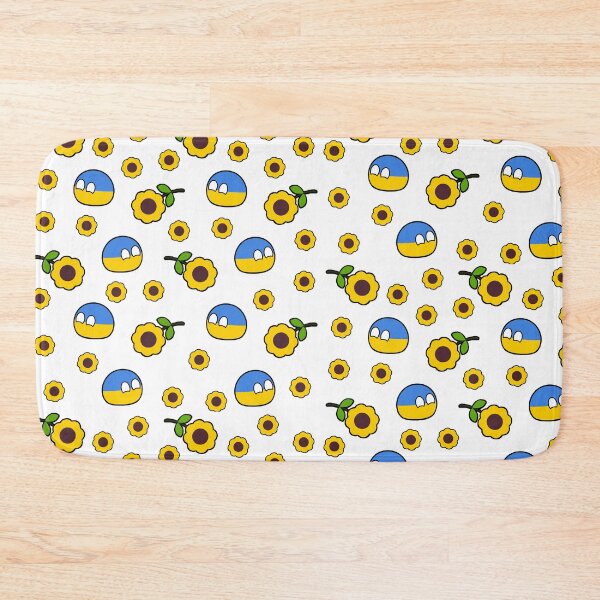 Item preview, ukraineball and sunflowers  designed and sold by Countryballs Shop.