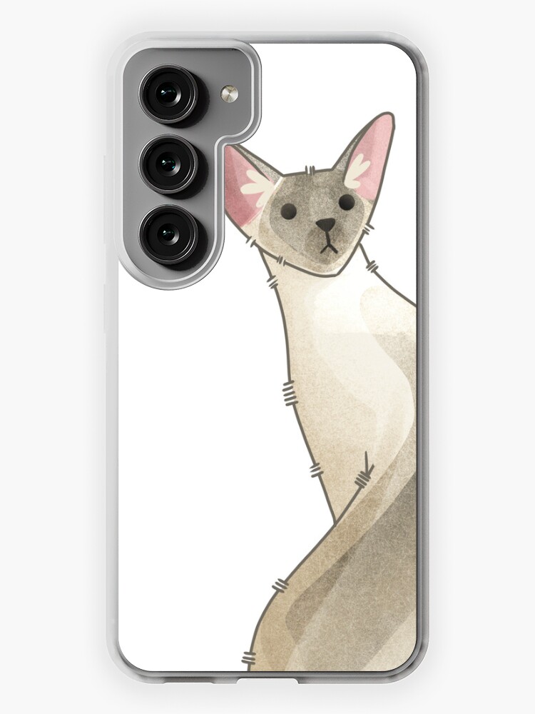 Thumbnail 1 of 4, Samsung Galaxy Phone Case, Siamese point cat designed and sold by FelineEmporium.