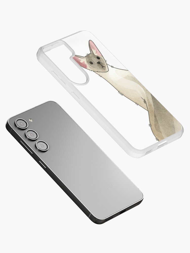 Thumbnail 2 of 4, Samsung Galaxy Phone Case, Siamese point cat designed and sold by FelineEmporium.