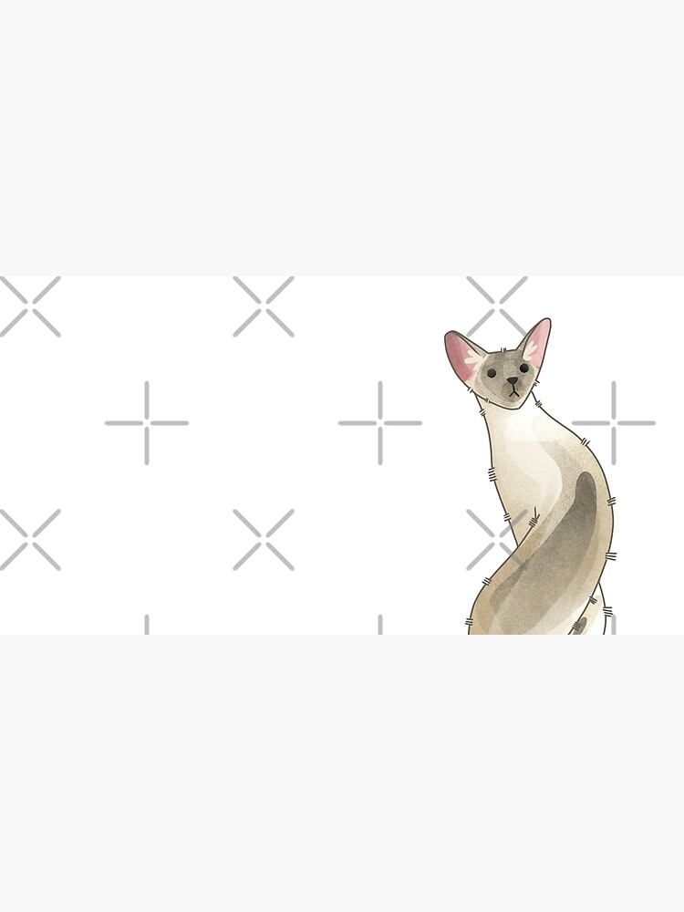 Thumbnail 5 of 5, Mouse Pad, Siamese point cat designed and sold by FelineEmporium.