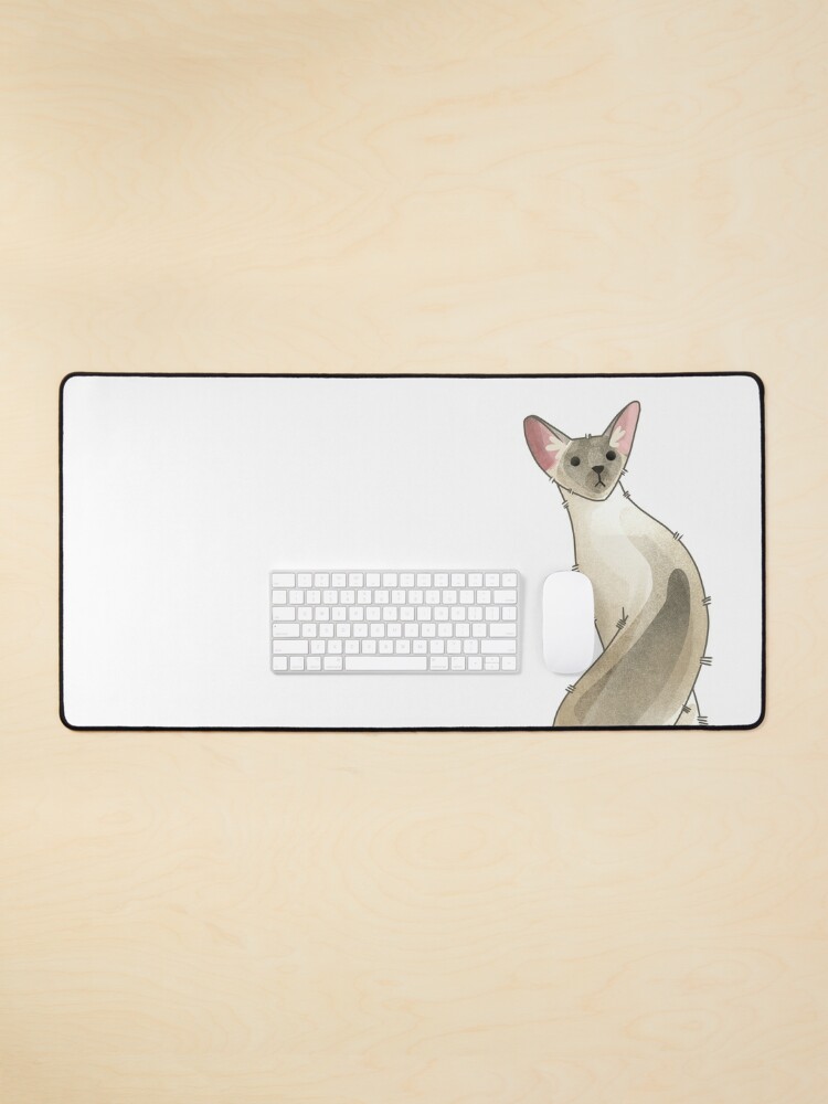 Mouse Pad, Siamese point cat designed and sold by FelineEmporium