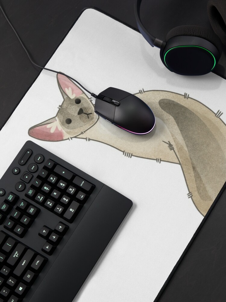 Thumbnail 4 of 5, Mouse Pad, Siamese point cat designed and sold by FelineEmporium.