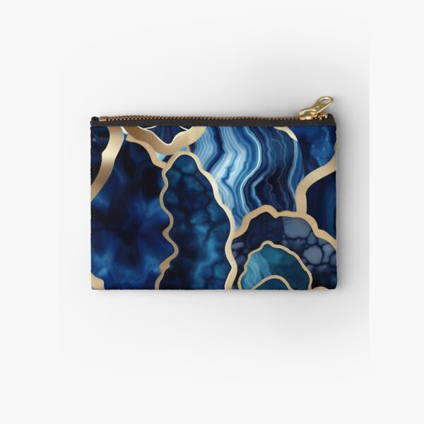 Item preview, Dark Blue Marble Geodes and Texture with Gold Flecks designed and sold by BirdsnStuff.