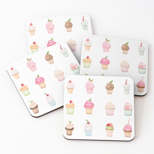 Item preview, Whispers of Bygone cup cake Patterns designed and sold by omaliai.