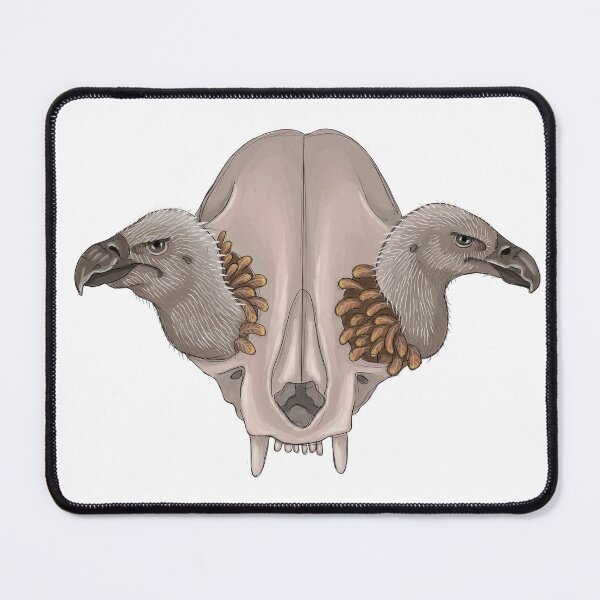 Item preview, Cat skull with Vultures designed and sold by Artbychb.