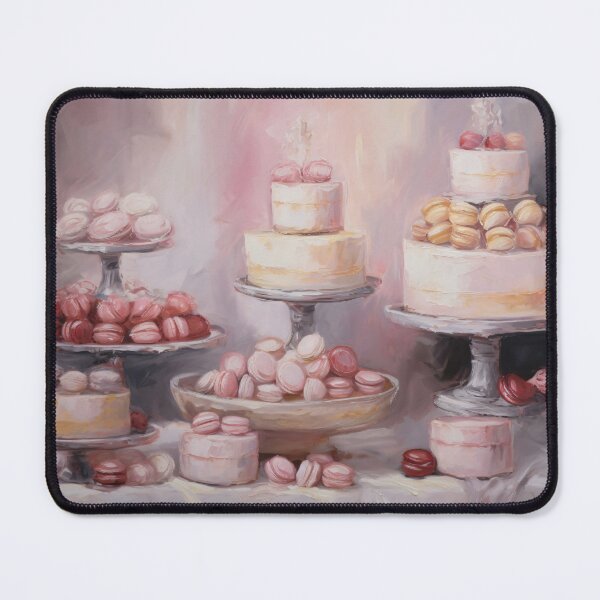 Item preview, Coquette aesthetic vintage painting of pastries designed and sold by Coquette Art.