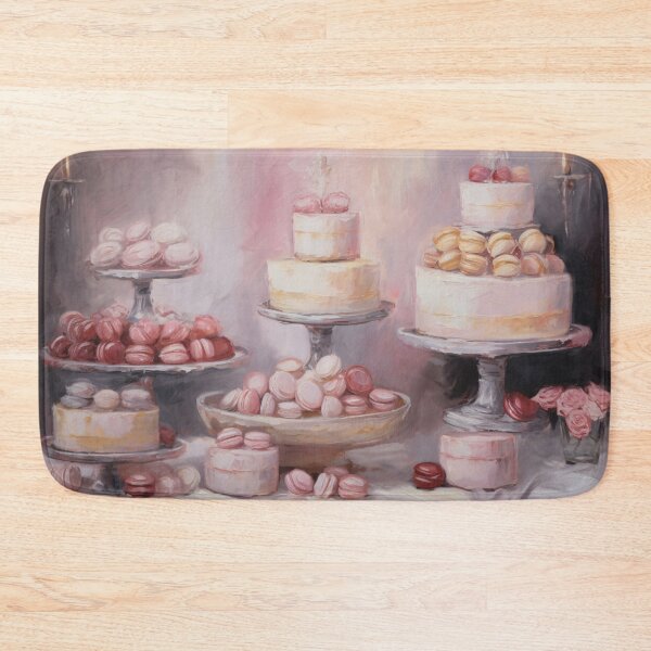 Item preview, Coquette aesthetic vintage painting of pastries designed and sold by Coquette Art.