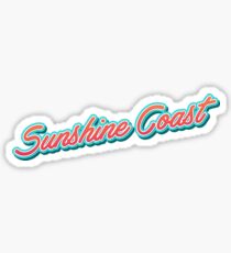 Sunshine Coast AU Typography Sticker