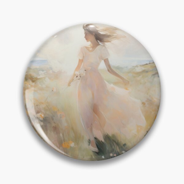 Item preview, Coquette aesthetic vintage painting of a bucolic scene designed and sold by Coquette Art.