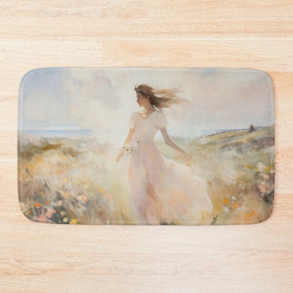 Item preview, Coquette aesthetic vintage painting of a bucolic scene designed and sold by Coquette Art.