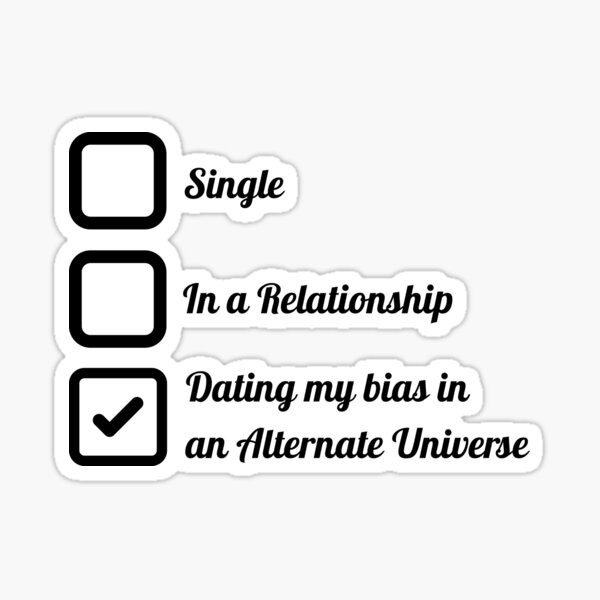 K Pop bias, K-pop AU, Alternate Universe Fan Sticker