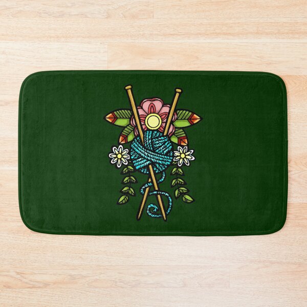 Item preview, knitting tattoo designed and sold by zoiefadelas.
