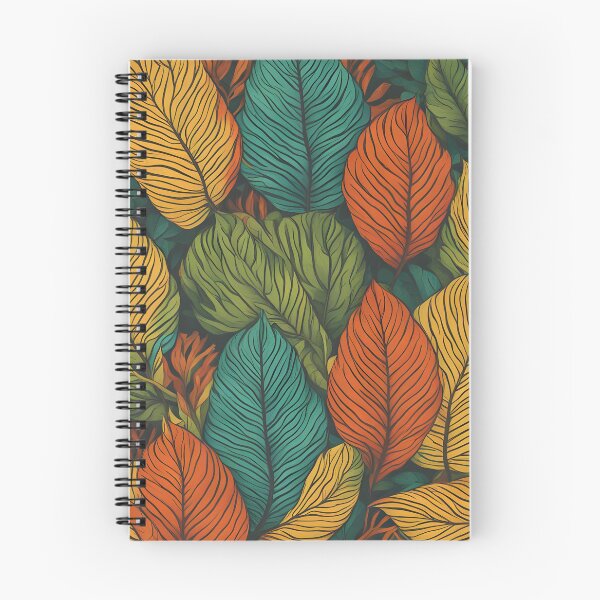 Item preview, Diseño de hojas de otoño atrevido y colorido. designed and sold by RandomJunction.